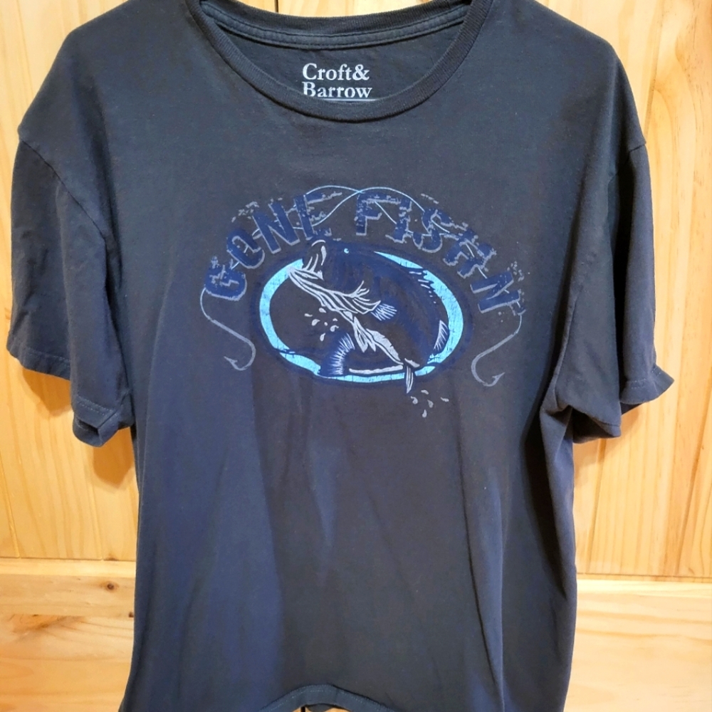 Gone fishing tshirt